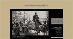 Desktop Screenshot of cronicasderetaguardia.es